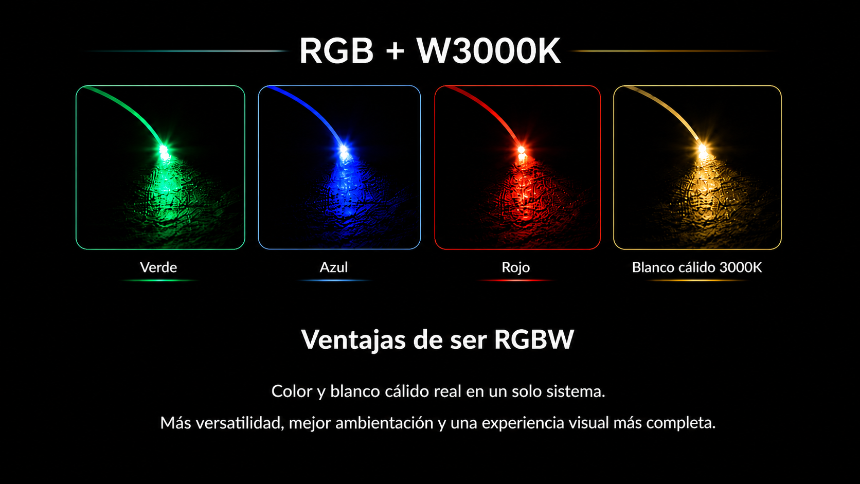 RGB + W3000K