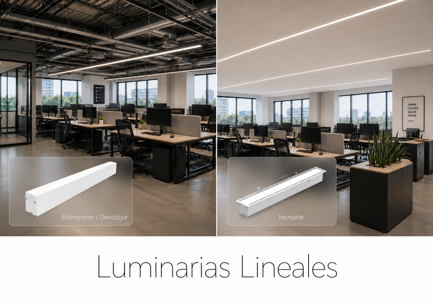Luminarias lineales