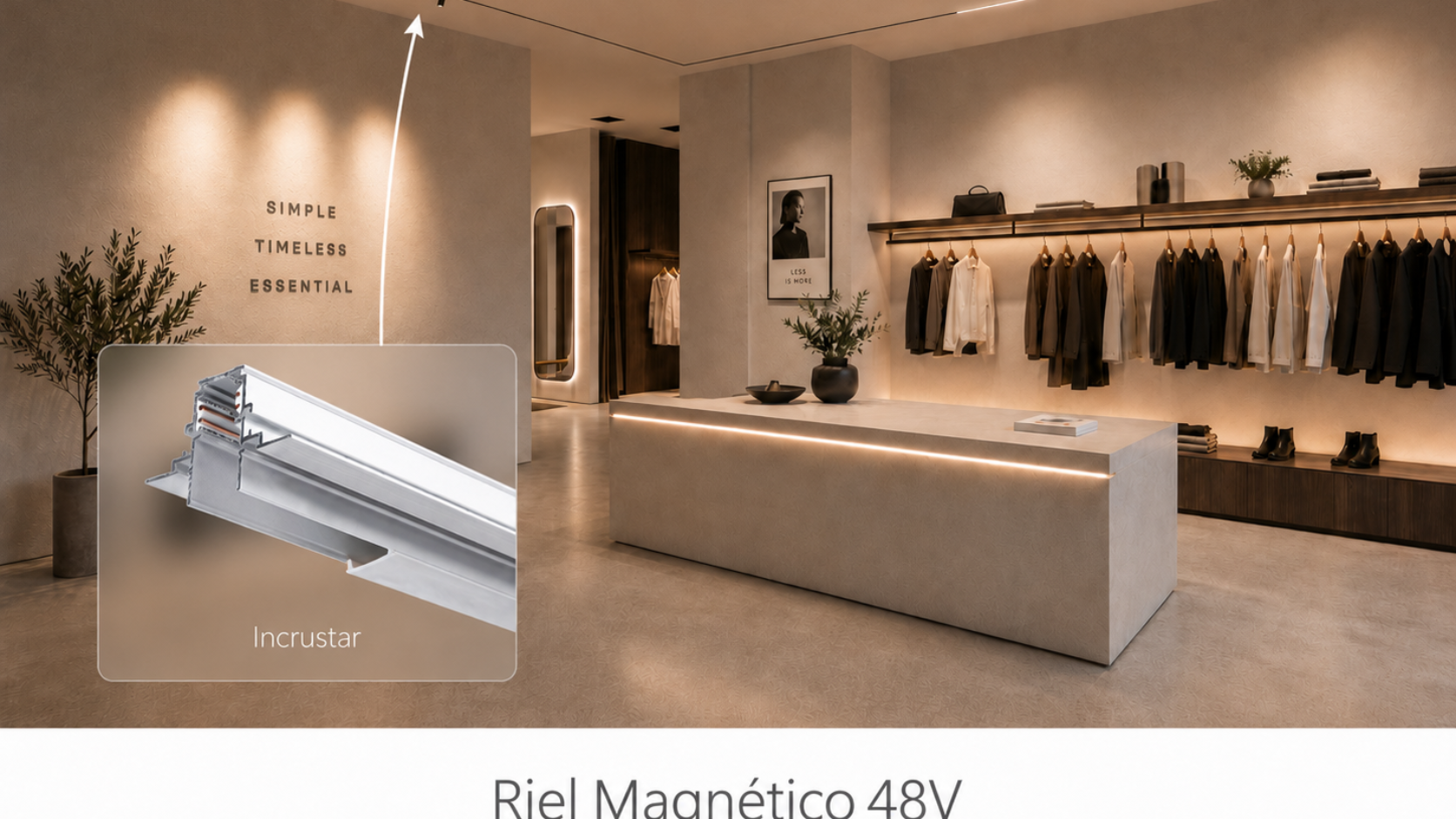 Riel Magnetico 48V